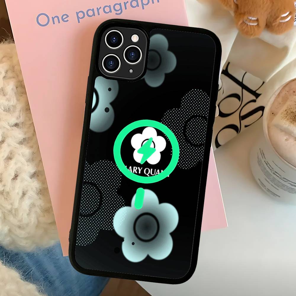 Модный M-Mary Q-Quant Для Магнитной Беспроводной Чехол Для Телефона Для IPhone 17 16 15 14 13 12 11 Pro Max Plus Mag Чехол Для Телефона