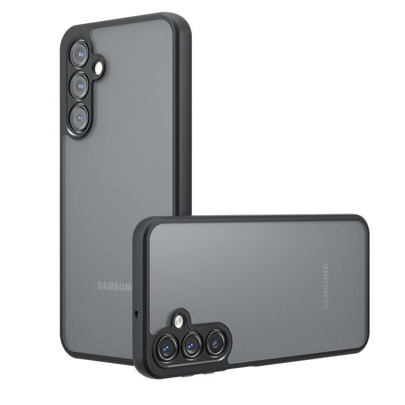 Подходит для Samsung A55 A16 Чехол для мобильного телефона Скин Матовый S25ultra Вырез под камеру Полностью закрывающий Чехол с защитой от падения и воздушной подушкой