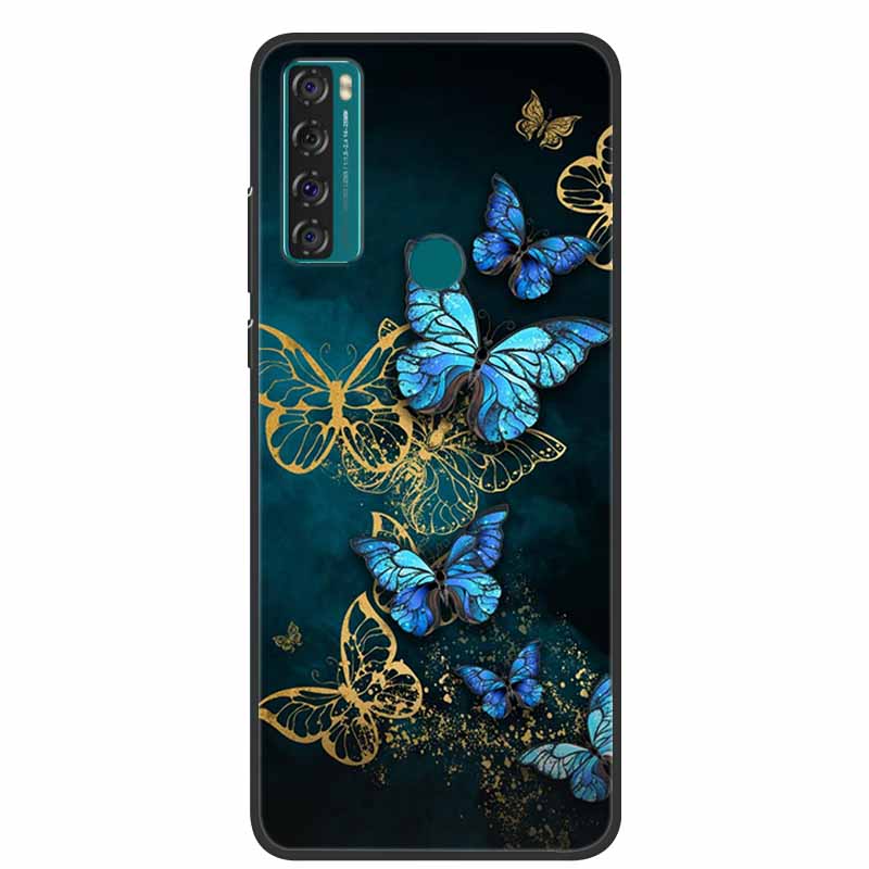 For TCL 20SE Case 20L+ 20L 20S Paint Soft TPU Silicone Phone Cover for TCL 20L Case Coque20s 20 s T775H T774H TCL 20 se 20 Plus