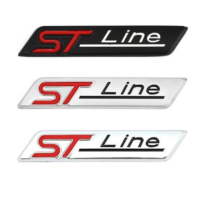 3D металлическая автомобильная наклейка ST Line, эмблема, значок, наклейки для Fo + rd F-150 Focus X Vignale ST Line Mondeo Escape EcoBoost 245 330 Explorer