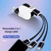 3 в 1 Usb-кабель Micro Usb для телефона, зарядный кабель Type C, мобильный телефонный проводной кабель для iPhone 13 12 Pro Max Xiaomi Redmi