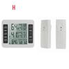 Wireless Indoor/Outdoor Thermometer – Dual Sensor, Electronic, for Home and Refrigerator