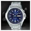Casio Серия STANDARD водонепроницаемый дисплей даты светодиодная подсветка кварцевый механизм стальной ремешок японские и корейские часы женские MTP-E205D-2AVDF