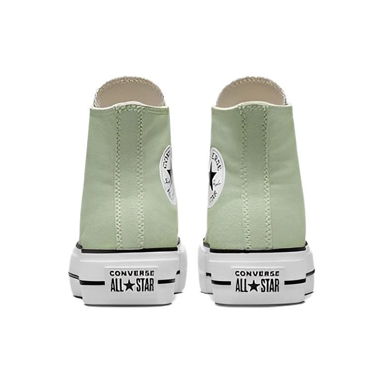Converse Кеды Chuck Taylor All Star Lift Platform Canvas High Top Женские кеды Зеленый Белый A03541C