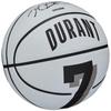 Wilson Мини-мяч с иконой игрока НБА Кевина Дюранта, Унисекс, белый, баскетбол