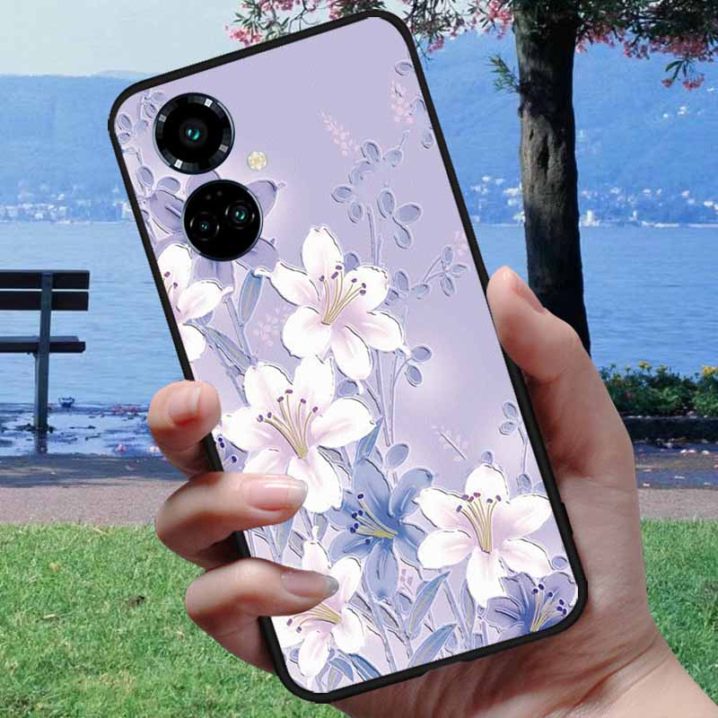 Чехол для Tecno Camon 19 Camon19 Neo 3D Рельефный Тисненый Чехол для Телефона Для Tecno Camon 19 Pro 4G 5G Neo Мягкий Силикон Мультяшный