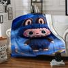 Labubu Blanket Soft Warm Cozy Suitable For Bedding Sofa Seaside For All Occasions Stylish Decor Suitable For Gifting Relatives And Friends