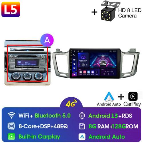 Для Toyota RAV4 Rav 4 XA40 2012 - 2018 Android Car Radio Multimidia Video Player Navigation GPS Carplay Touch Screen Auto Stereo