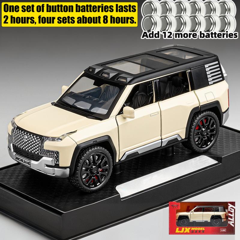 1/32 BYD Look Up U8 Металлическая литая модель автомобиля Звук и свет Имитация Классическая Коллекция Украшения для витрины Подарок на день рождения