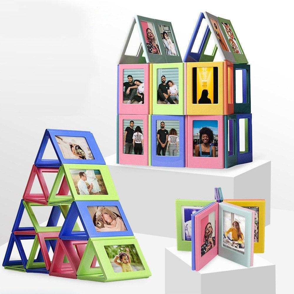 Magnetic Fridge Magnet 3 inches Picture Display Holder for Home Decoration
