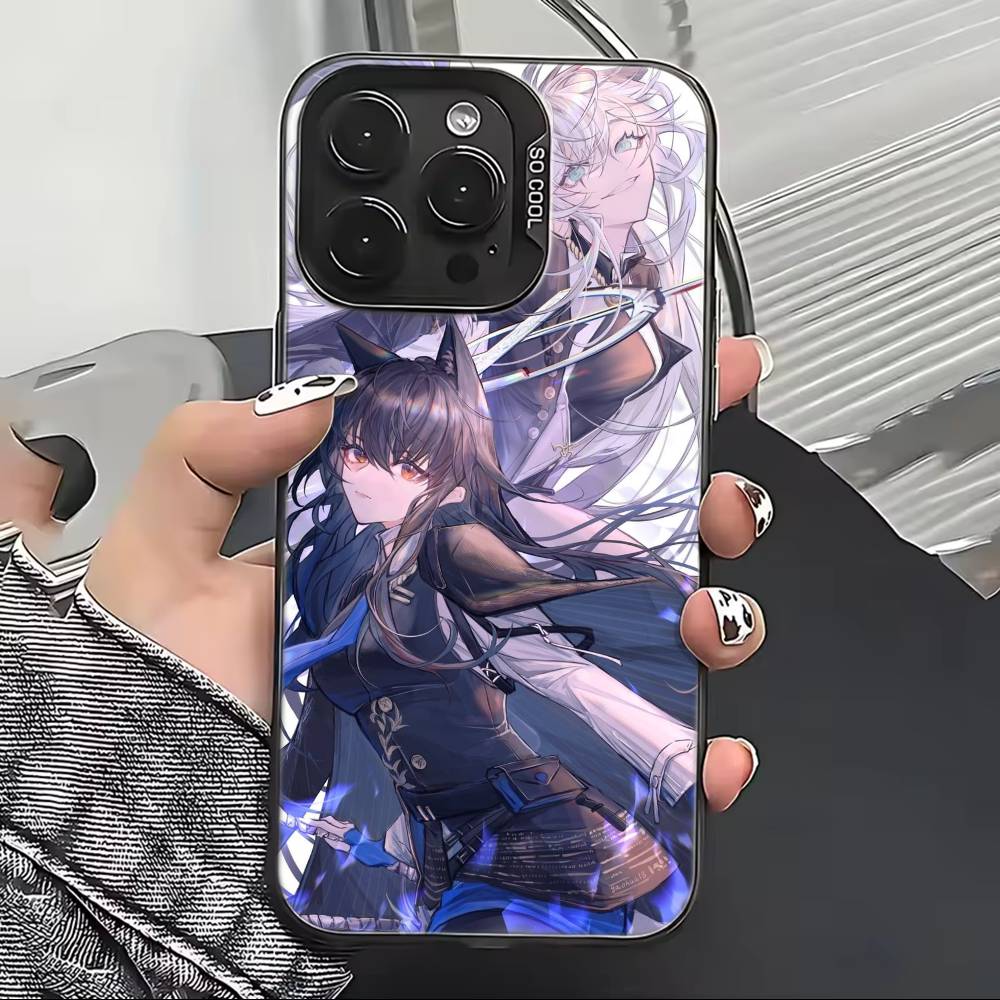 Чехол для телефона Arknights Для iPhone 17,16,15,14,13,12,11 Plus,Pro Max,XS,Цветной Серебристый Чехол для телефона Funda Cover