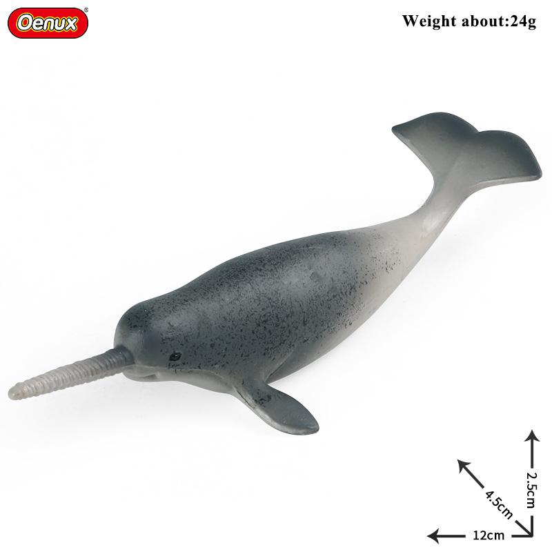 Oenux Фигурки морских животных, фигурки морской жизни, акула, кит, мегалодон, модель, фигурки из ПВХ, украшение для дома, познавательная игрушка для детей
