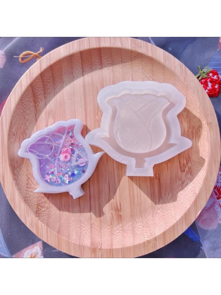 Resin Shaker Mold Quicksand Casting Epoxy Silicone Mold Resin Epoxy Jewelry Molds for Pendant Decoration Crafts