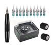 Permanent Makeup Tattoo Machine Pen Kit With AURORA LED Display Power Supply Tattoo Cartridge Needles Set for Cartridge Needles Body Art