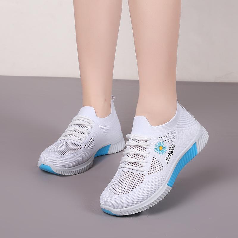 New spring and summer women's sports shoes fashion versatile running shoes mesh breathable casual schoolgirl
