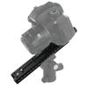 Haoge 200mm Nodal Slide Double Dovetail Focus Rail Plate with Metal Quick Release Clamp, 70mm Plate, for Camera Panorama Close-up Macro Photography, A