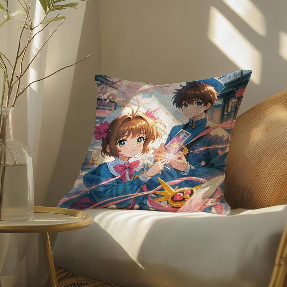 Cardcaptor Pillow Case Pillowcase, Double-Sided Printed, Sofa Cushion, Bedroom Headboard