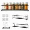 2/4PCS Hanging Kitchen Shelf Spice Shelf Wall-Mounted Kitchen Cupboard Doors