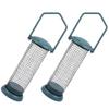 2Pcs Iron Hanging Bird Feeder Metal Material Fat Ball Feeder Sturdy Bird Food Dispenser  Wild Birds