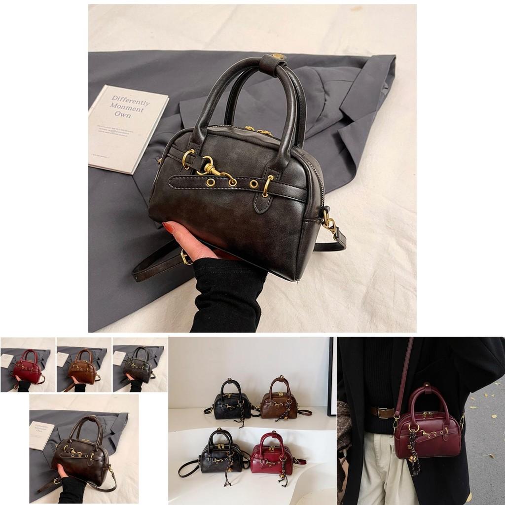Chic Urban Simple Design Pu Leather Small Square Tote Bag For Everyday Use