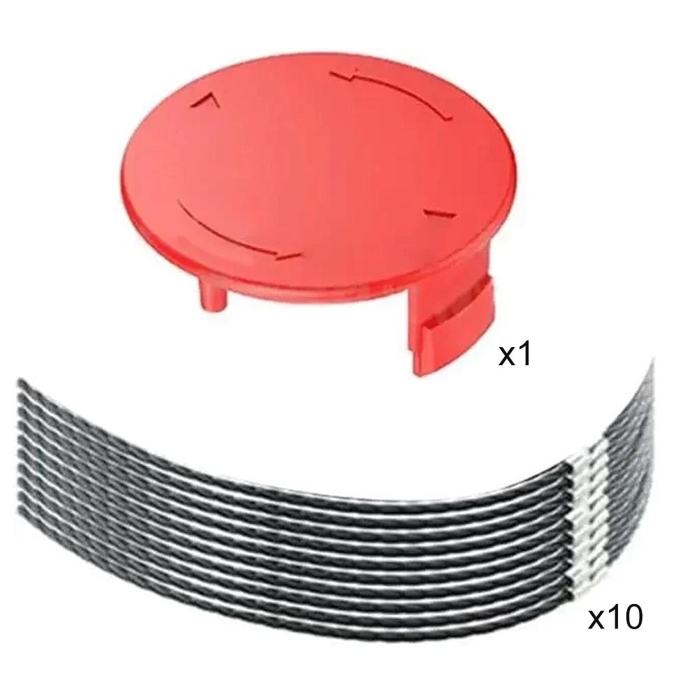 20 шт. нейлоновой лески для триммера для травы 39 см x 3,5 мм, катушка с леской для кусторезов BOSCH AFS 23–37 F016800431, детали садового триммера для травы