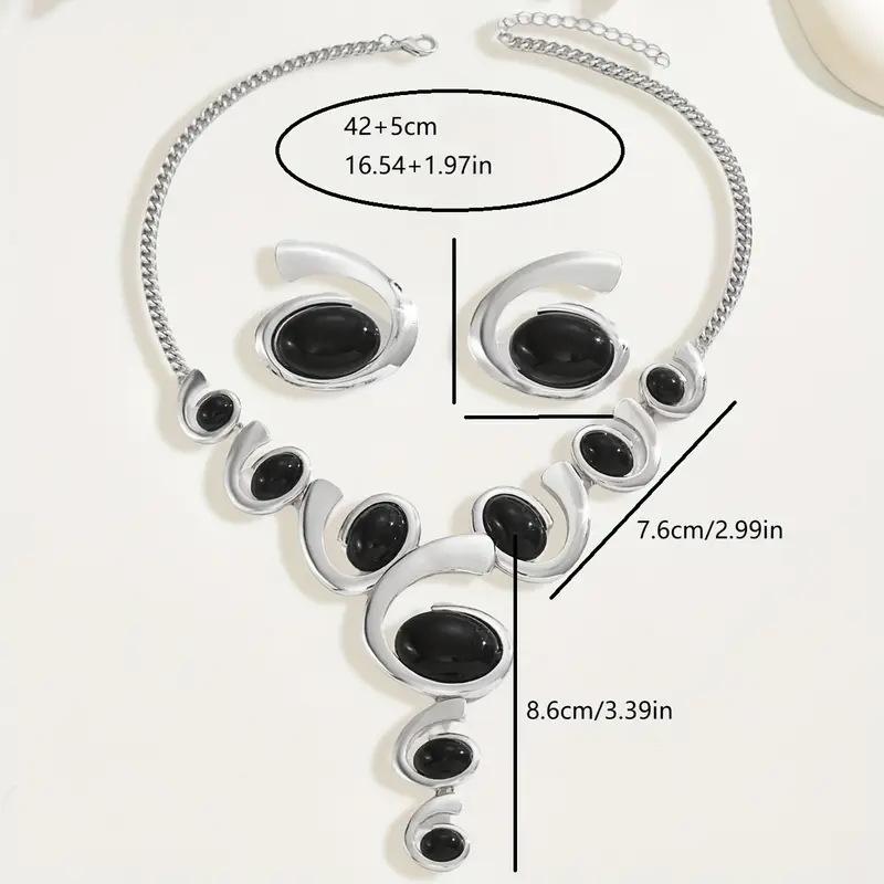 Европейские и американские модные преувеличенные трендовые серьги-улитки, ювелирные изделия, уникальный дизайн личности, набор