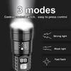 High Power LED Flashlights Built-in Battery USB Rechargeable Strong Hand Light Multifunctional Torch Lamp For Emergency Camping