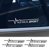 For Opel Astra Opc Insignia Corsa Vectra Zafira Grandland Meriva Car Side Window Lightning Stickers Auto Exterior Decor Decals
