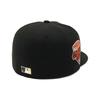 Кепка newera 59FIFTY 14561974 NER35C7098 MLB San Diego Padres SD черная черная 7 боковых накладок под козырьком ONSPOTZ изготовленная на заказ кепка Gokyu Fifty Newera Deep BB