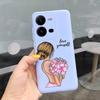 Чехол для телефона Vivo X80 Lite 5G, 6,44 дюйма, ретро-стиль, модная задняя панель, чехол-ракушка для Vivo X80Lite X 80, мягкий силиконовый чехол