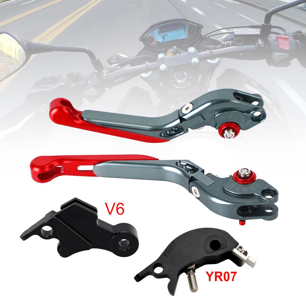 Adjustable Clutch Brake Lever fit for YAMAHA XSR900 XSR900GP MT-09 24-25 Red