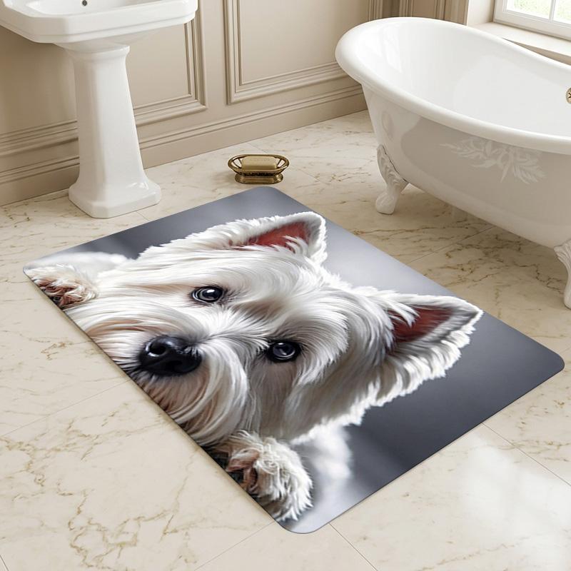 Dog Portrait Living Room Nonslip Area Rug Soft Carpet For Bedroom Game Playroom Sofa Office Home Decor Doormat Christmas Gift C9302827
