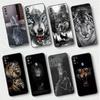 Wolf Dog Cat Bird Lion Tiger Animal Case For Samsung Galaxy A50 A02s M31 A70 A30 A10 A20e A40 A10s M30s M51 Black Phone Cover