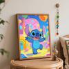 Disney Масляная живопись ручной работы DIY персонаж Стич подарки украшения для дома