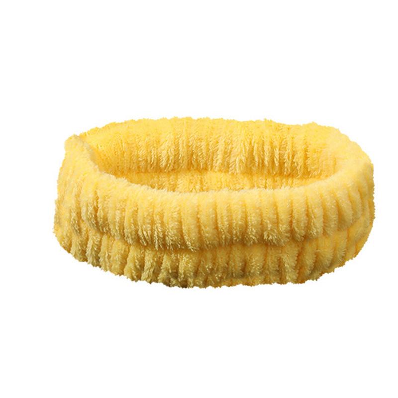 Headband Wrist Strap Set Women'S Face Washing Cuffs Wet Wrist Strap Absorbent Plush Quick Drying Headband