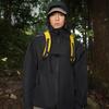 Li Ning Outdoor CF Tracing Ветрозащитная, дышащая, износостойкая, водонепроницаемая ветровка Унисекс Черная AEMV005-3