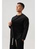 Men's Quick-Dry Striped V-Neck Long Sleeve Loose Fit Sweatshirt