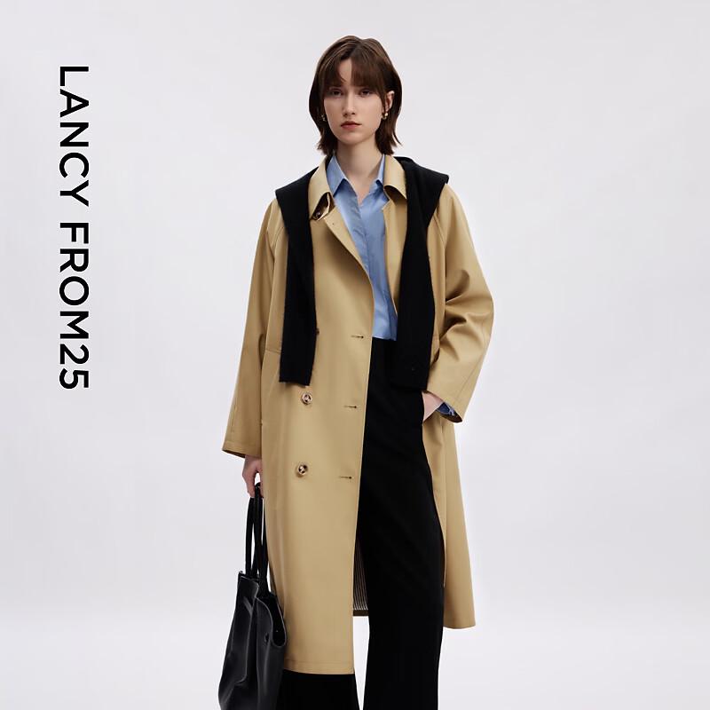 Двубортный тренч из коллекции LANZHI Wang Churan
