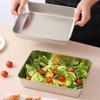 JingQingFu Stainless Steel Square Food Tray Set with Lids