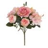 Vintage Artificial Fake Peony Silk Flowers Retro Bouquet Simulation Flowers Living Room Wedding Home Decoration