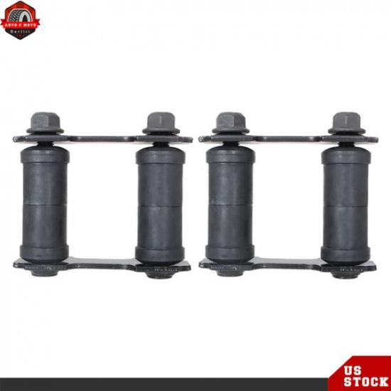 Pair Left+Right Rear Leaf Spring Shackle Kit For 1965-1973 Ford Mustang 5.0L