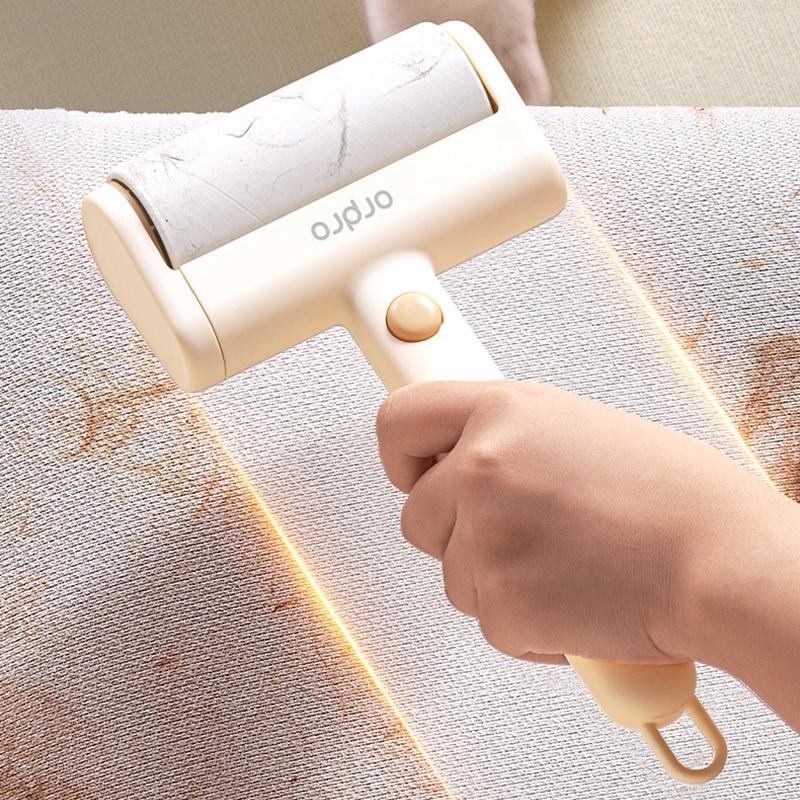 Tearable Sticky Lint Roller for Pet Hair Removal On Clothes Furniture Strong Adhesive Paper Efficient Cat Dog Hair Remover Home Cleaning Tool