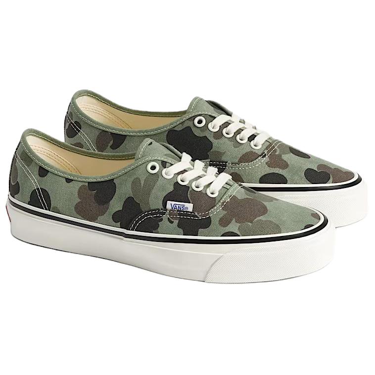 Vans Премиальные аутентичные унисекс кроссовки Duck Camo Green VN000EBNCX3