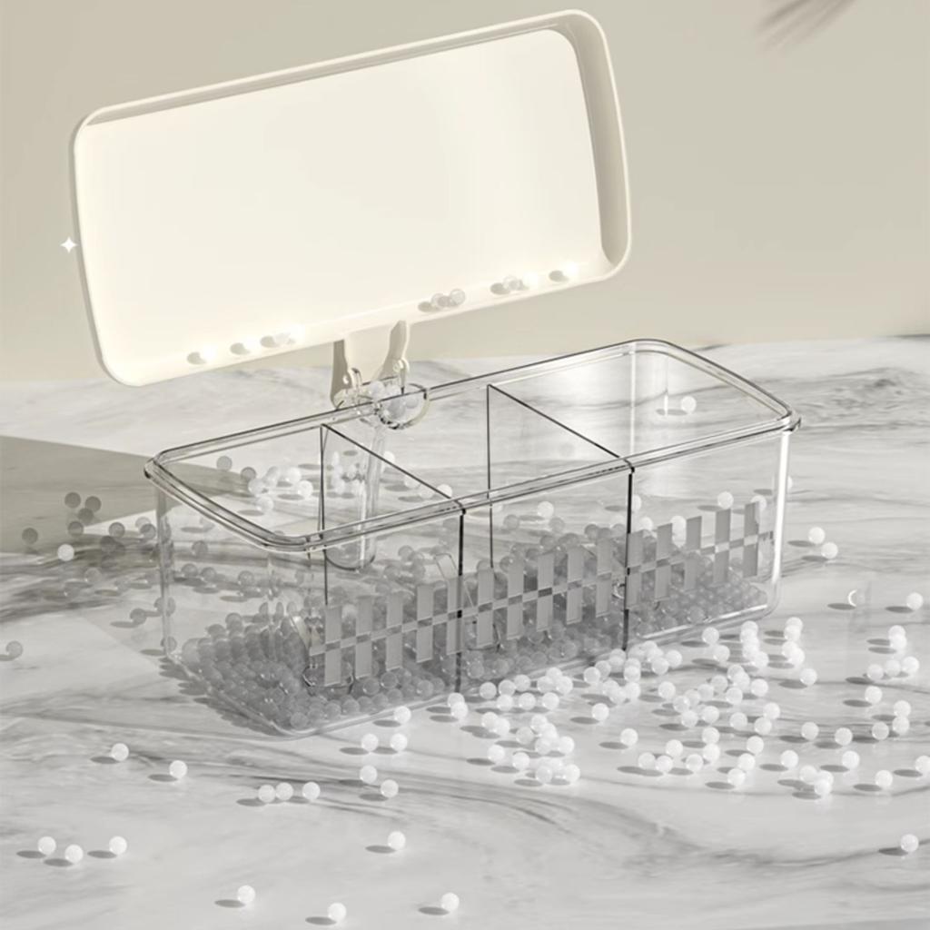 Наборы кухонных ящиков для хранения Приправы Сахар Перец Бутылочки Солонки Держатель Бытовой Прозрачный Портативный Пылезащитный Органайзер