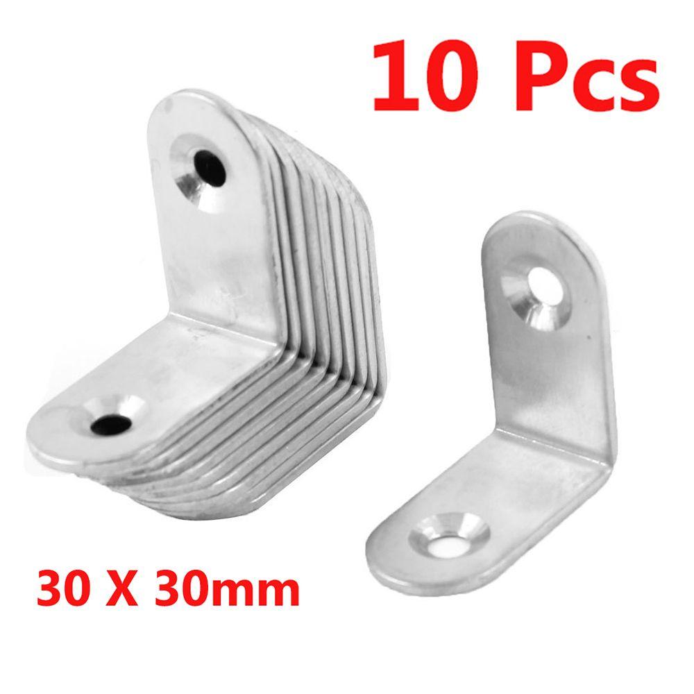 Стальной серебристый тон 90 градусов круглый конец металлический ремесленный угловой кронштейн декоративный угловой кронштейн мебель