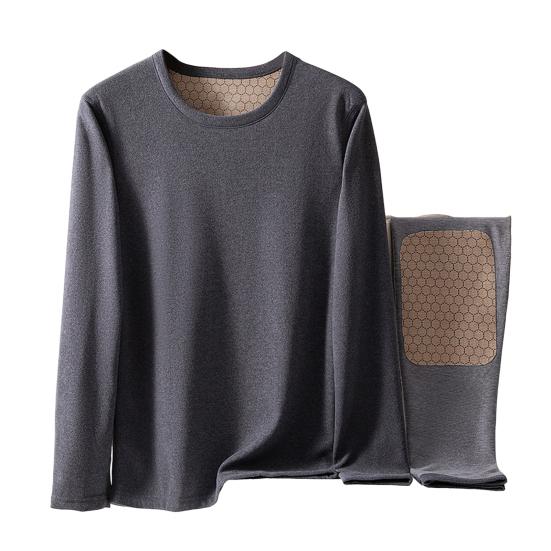 Термобелье для мужчин, флисовый базовый слой для холодной погоды, мягкий эластичный комплект: верх и низ