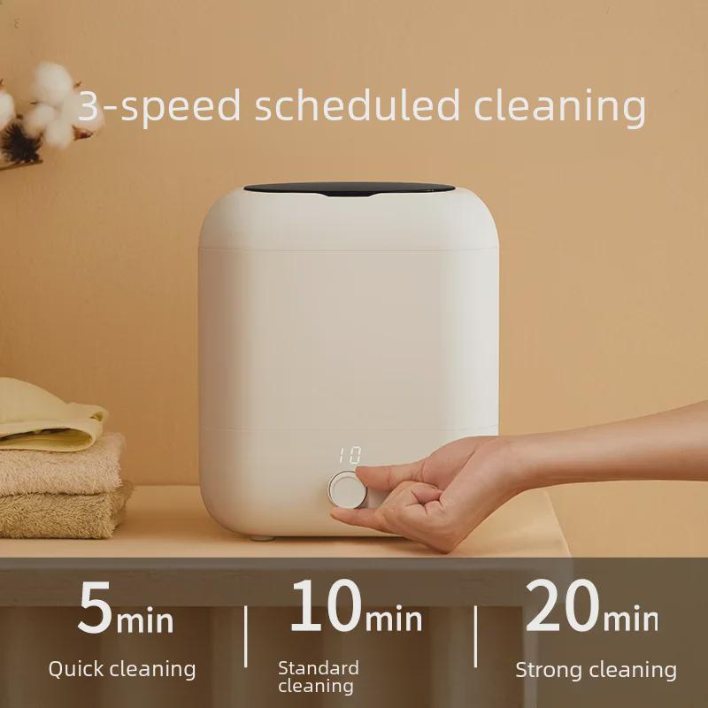 Портативная мини-стиральная машина с зарядкой от USB для носков и нижнего белья с антибактериальной функцией Blue Light