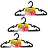 Simple Clothes Hangers, 10-Piece Set (3-Piece Set), with Shoulder Strap Hooks, Non-Slip Hooks, and Rope Compatible Hooks