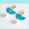 Fashionable Womens Geometric Pearl Earrings Perfect For Birthday Wedding Anniversary Gifts