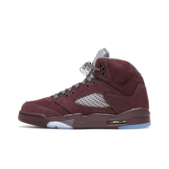 Кроссовки Air Jordan 5 Retro SE GS бордовые 2023 FN4233-600